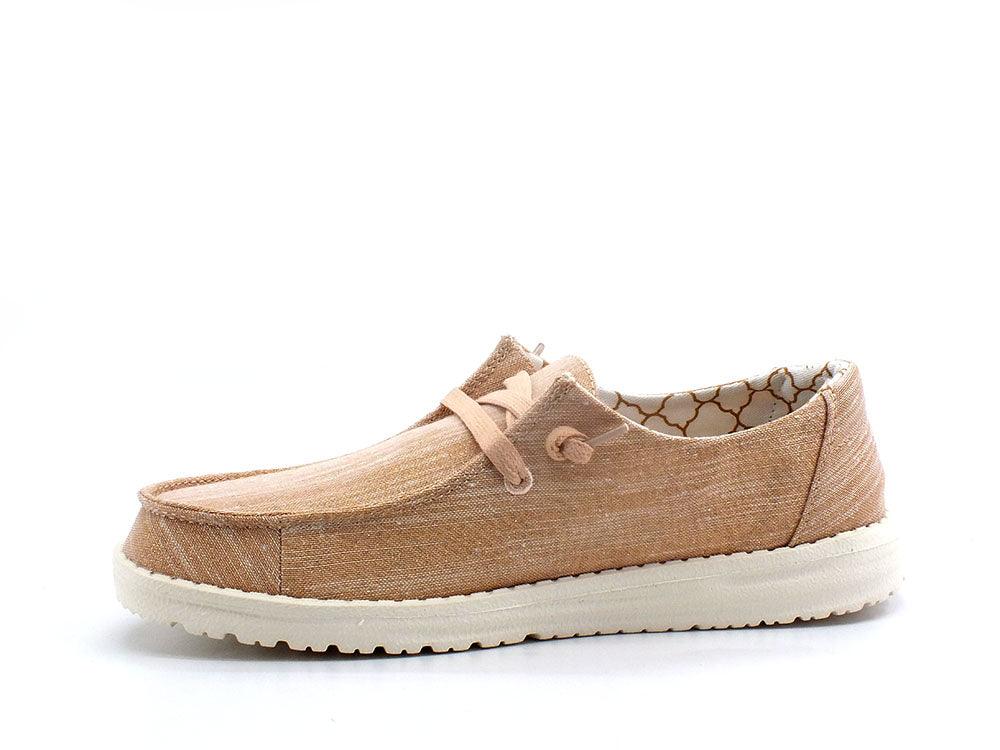 HEY DUDE Wendy Sparkling Scarpa Vela Rose Gold 121415016 - Sandrini Calzature e Abbigliamento