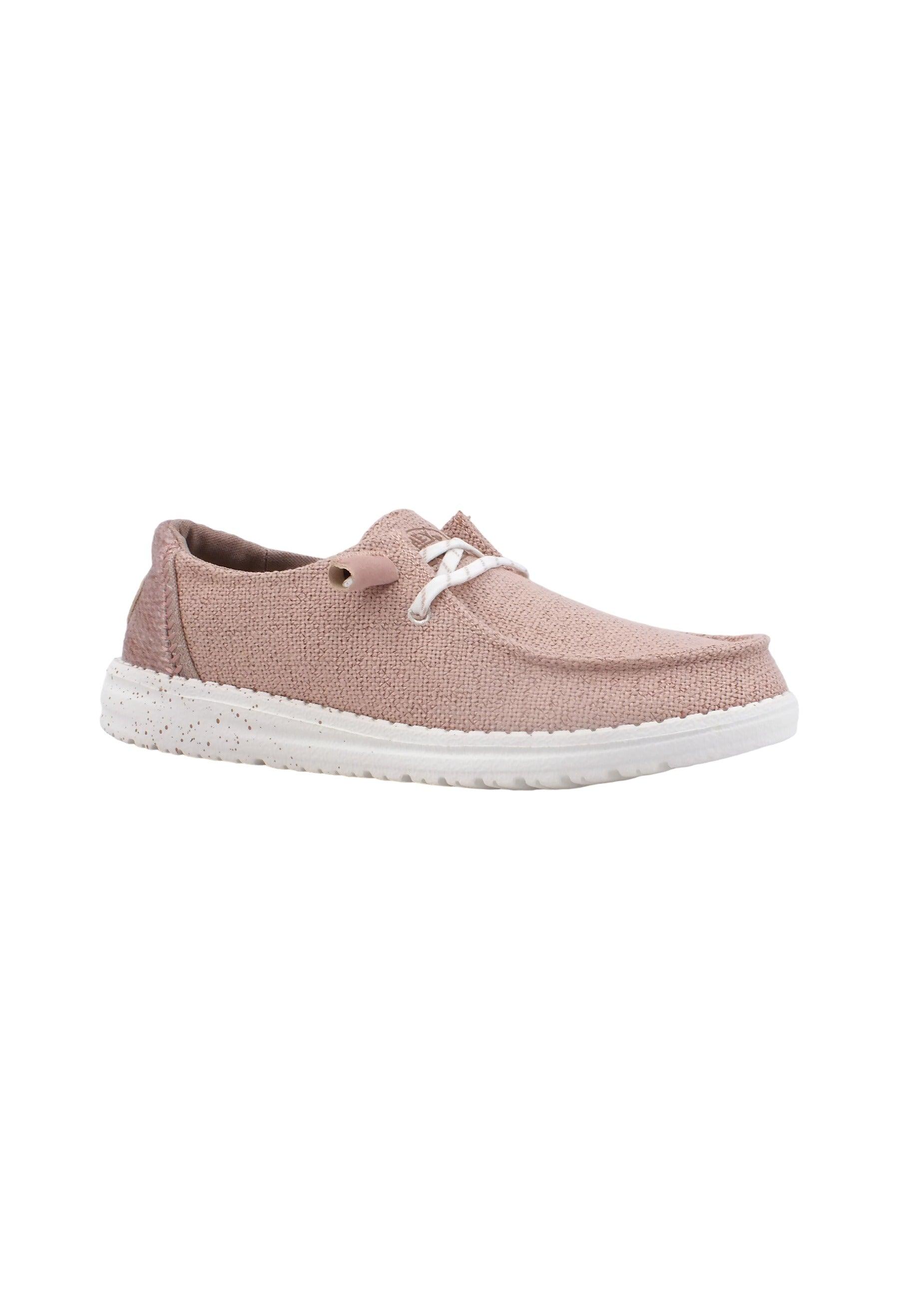 HEY DUDE Wendy Woven Sneaker Vela Donna Blush 40098-684 - Sandrini Calzature e Abbigliamento