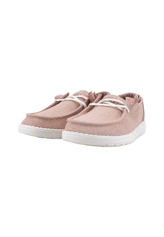 HEY DUDE Wendy Woven Sneaker Vela Donna Blush 40098-684 - Sandrini Calzature e Abbigliamento