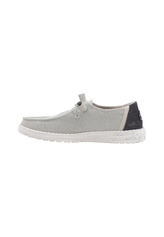 HEY DUDE Wendy Woven Sneaker Velo Donna Light Grey 40098-007 - Sandrini Calzature e Abbigliamento