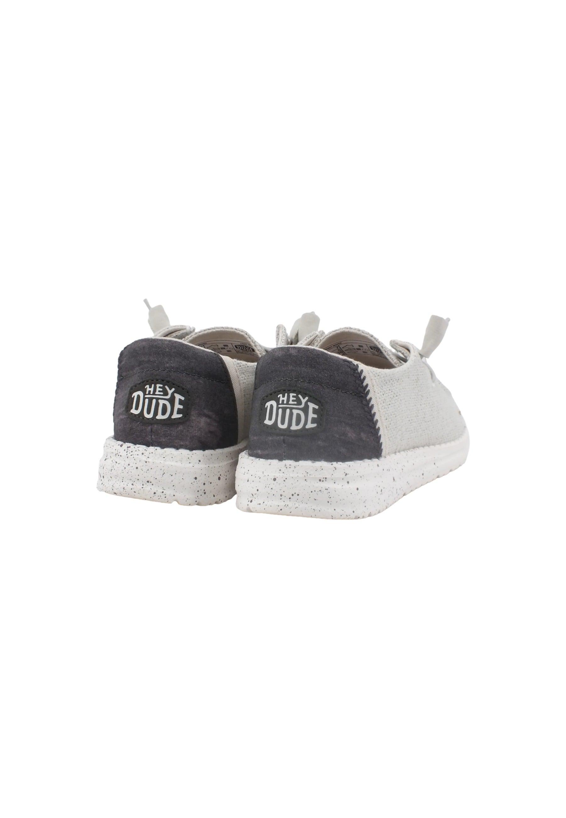 HEY DUDE Wendy Woven Sneaker Velo Donna Light Grey 40098-007 - Sandrini Calzature e Abbigliamento
