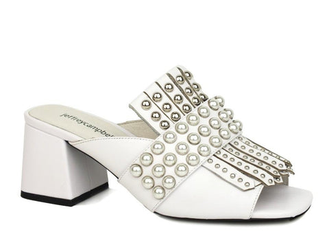 JEFFREY CAMPBELL LENOIR-ST White Silver JC-309-28 - Sandrini Calzature e Abbigliamento