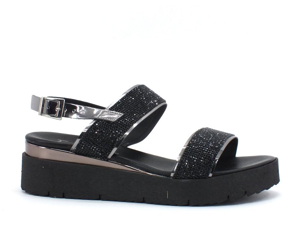 JIUDIT Sandalo Nero 76152 - Sandrini Calzature e Abbigliamento