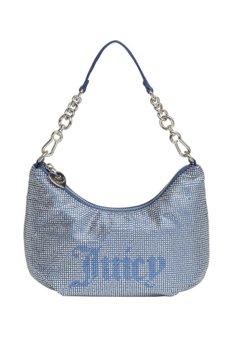 JUICY COUTURE Hazel Small Hobo Borsa Donna Powder Blue BEJH95508WPOJ09 - Sandrini Calzature e Abbigliamento