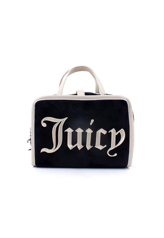 JUICY COUTURE Iris Borsa Beauty Case Black Beige BIJIR5321WZC060 - Sandrini Calzature e Abbigliamento