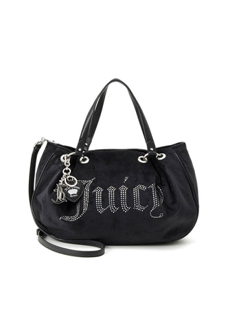 JUICY COUTURE Twing Strass Borsa Double Handle Black BIJTG5396 - Sandrini Calzature e Abbigliamento