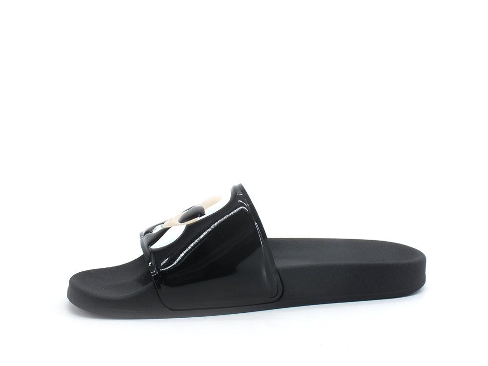 KALR LAGERFELD Kondo Shine Ikonic Slide Ciabatta - Sandrini Calzature e Abbigliamento