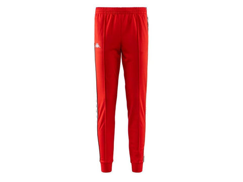 KAPPA 222 Banda Rastoria Slim Pantaloni Uomo Red Black 303KUC0 - Sandrini Calzature e Abbigliamento