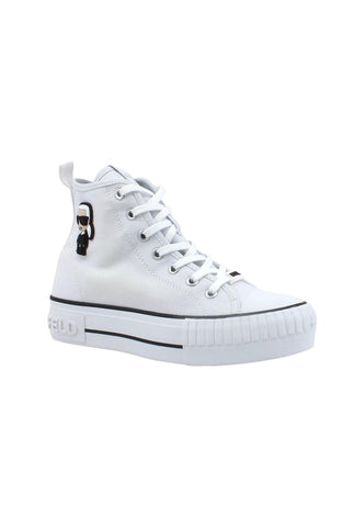 KARL LAGERFELD Kampus Max Hi Sneaker Donna White KL60450 - Sandrini Calzature e Abbigliamento