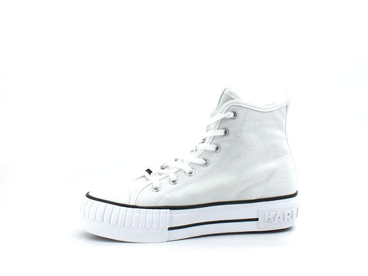 KARL LAGERFELD Kampus Max Ikonic Sneaker Hi Bianco KL60450 - Sandrini Calzature e Abbigliamento