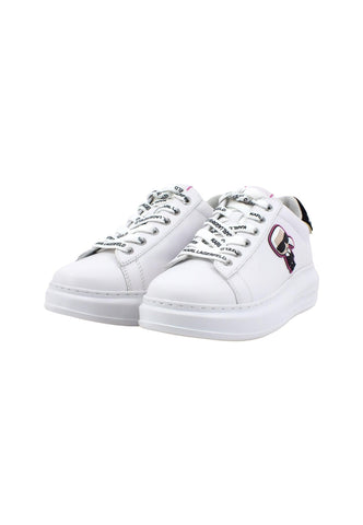 KARL LAGERFELD Kapri Icon Sneaker Donna White KL62547 - Sandrini Calzature e Abbigliamento