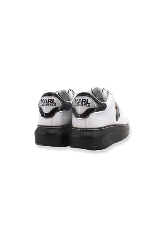 KARL LAGERFELD Kapri Jellikonic Sneaker Donna White Black KL62533 - Sandrini Calzature e Abbigliamento