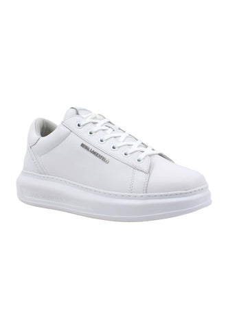 KARL LAGERFELD Kapri Mens Kourter Sneaker Uomo White Mono KL52575 - Sandrini Calzature e Abbigliamento