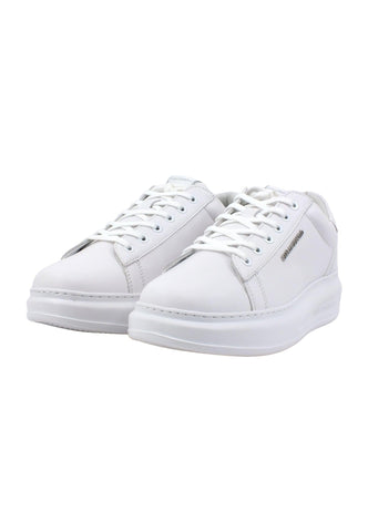 KARL LAGERFELD Kapri Mens Kourter Sneaker Uomo White Mono KL52575 - Sandrini Calzature e Abbigliamento
