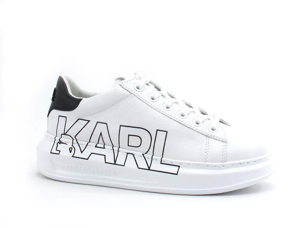 KARL LAGERFELD Kapri Outline Sneaker Donna Logo White KL62511 - Sandrini Calzature e Abbigliamento