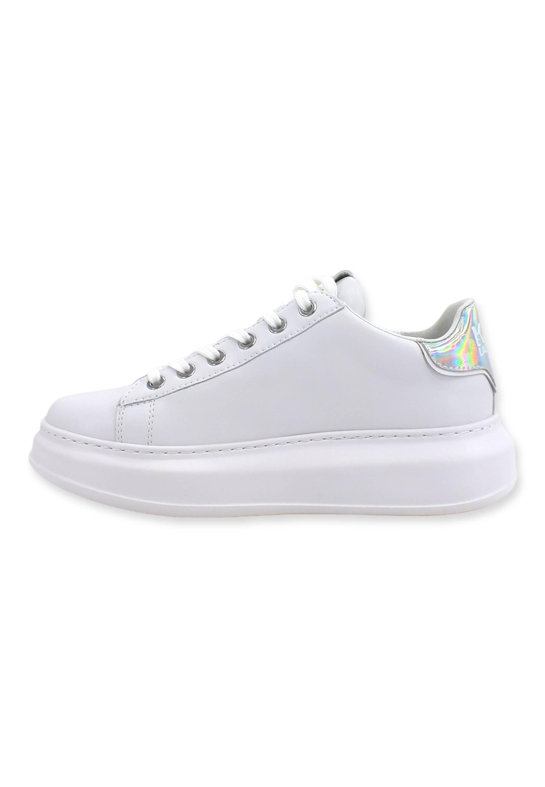 KARL LAGERFELD Kapri Sneaker Donna White Iridescent KL62510A - Sandrini Calzature e Abbigliamento