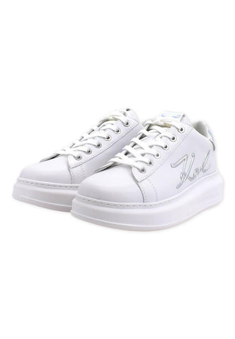 KARL LAGERFELD Kapri Sneaker Donna White Iridescent KL62510A - Sandrini Calzature e Abbigliamento