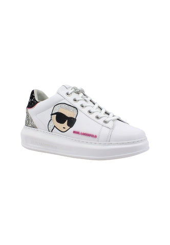 KARL LAGERFELD Kapri Sneaker Donna White KL62570N - Sandrini Calzature e Abbigliamento
