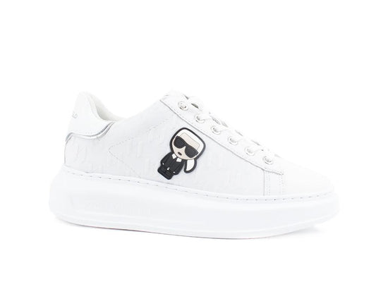KARL LAGERFELD Karl Iconic Monogram Sneaker Logo White KL62549 - Sandrini Calzature e Abbigliamento