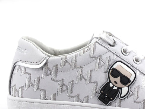 KARL LAGERFELD Kupsole II Ikonic Sneaker Logo White KL61249 - Sandrini Calzature e Abbigliamento