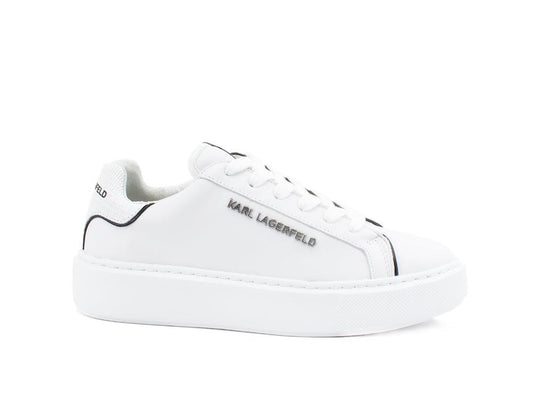 KARL LAGERFELD Maxi Up Lace II Sneaker Platform White KL62221 - Sandrini Calzature e Abbigliamento