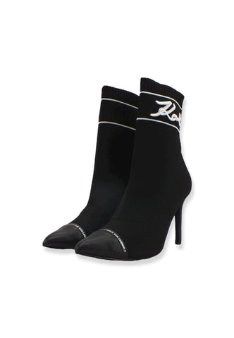 KARL LAGERFELD Pandara Décolléte Calzino Black Knit KL31362 - Sandrini Calzature e Abbigliamento