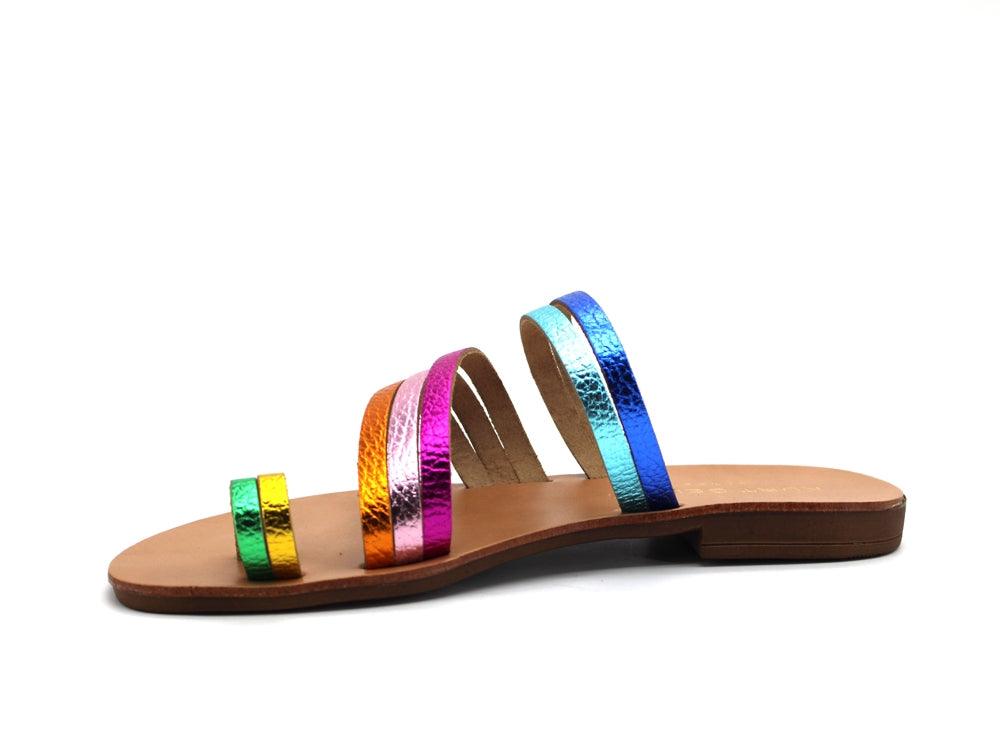 KURT GEIGER Ciabatta Infrapollice Listini Multicolor DELILAH-69 - Sandrini Calzature e Abbigliamento