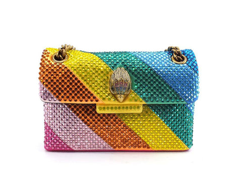 KURT GEIGER Fabric Mini Kensington BG Borsa Studs Multi Other 8472469609-69 - Sandrini Calzature e Abbigliamento