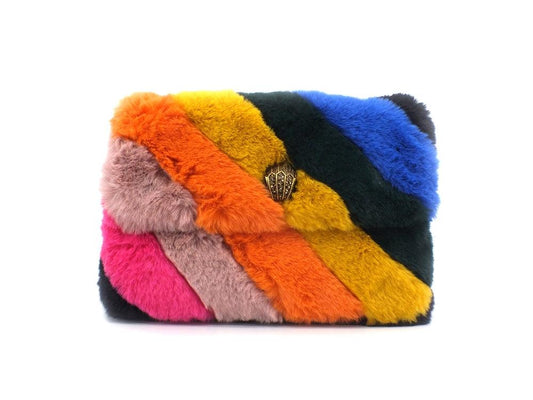 KURT GEIGER Faux Fur LG Kensington Bag Borsa Multi Other 8470569609-69 - Sandrini Calzature e Abbigliamento