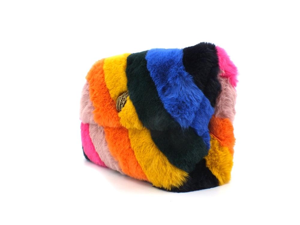 KURT GEIGER Faux Fur LG Kensington Bag Borsa Multi Other 8470569609-69 - Sandrini Calzature e Abbigliamento