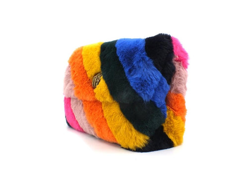 KURT GEIGER Faux Fur LG Kensington Bag Borsa Multi Other 8470569609-69 - Sandrini Calzature e Abbigliamento