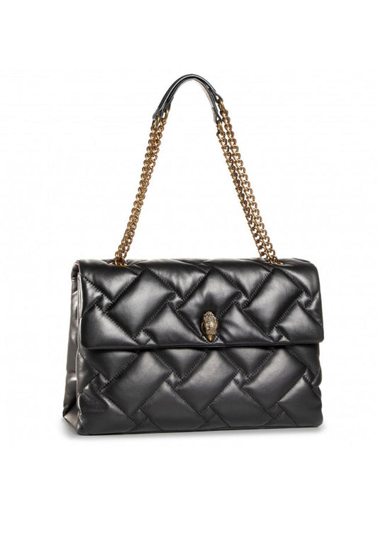 KURT GEIGER Kensington Soft XXL Bag Borsa Pelle Black 4708500109-00 - Sandrini Calzature e Abbigliamento