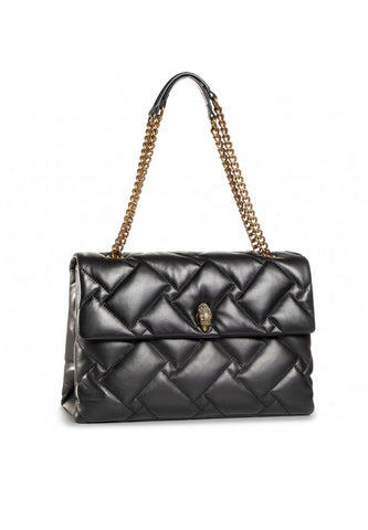 KURT GEIGER Kensington Soft XXL Bag Borsa Pelle Black 4708500109-00 - Sandrini Calzature e Abbigliamento