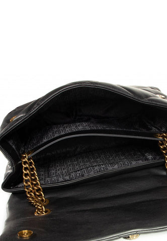 KURT GEIGER Kensington Soft XXL Bag Borsa Pelle Black 4708500109-00 - Sandrini Calzature e Abbigliamento