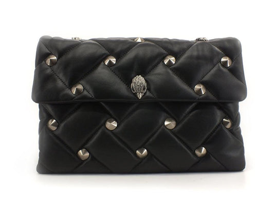KURT GEIGER Kensington Soft XXL Stud Borsa Borchie Black 8471500109-00 - Sandrini Calzature e Abbigliamento