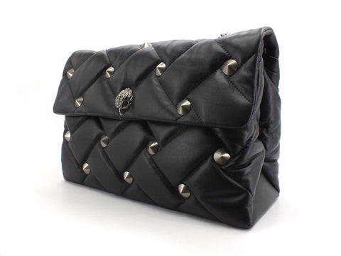 KURT GEIGER Kensington Soft XXL Stud Borsa Borchie Black 8471500109-00 - Sandrini Calzature e Abbigliamento