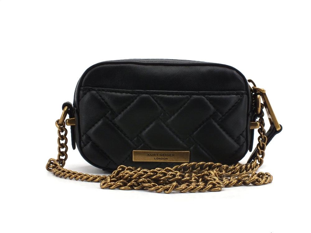 KURT GEIGER Kensington XS Camera Bag Borsa Black 8473400109-00 - Sandrini Calzature e Abbigliamento