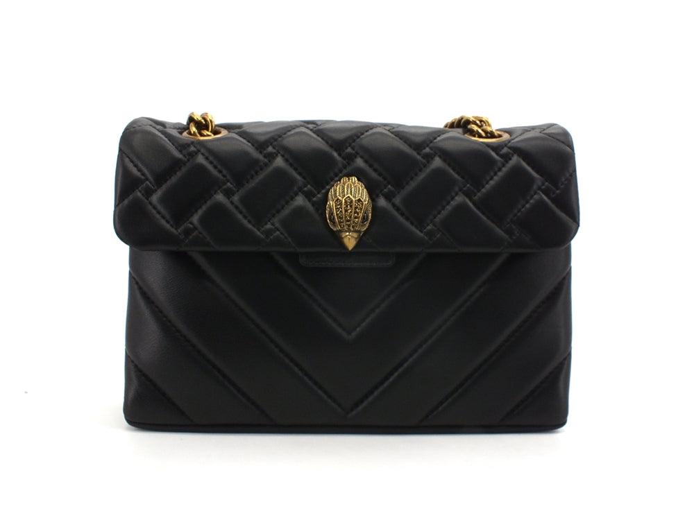 KURT GEIGER Leather Kensington X Bag Borsa Black 1470400109-00 - Sandrini Calzature e Abbigliamento