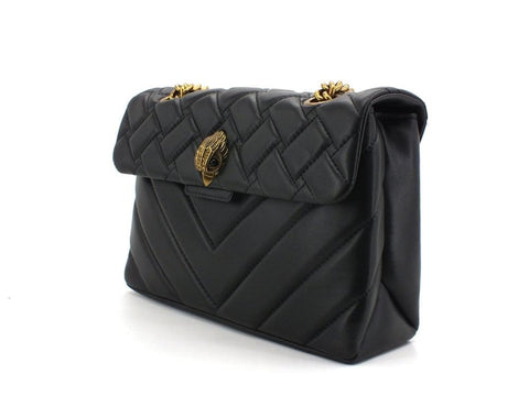 KURT GEIGER Leather Kensington X Bag Borsa Black 1470400109-00 - Sandrini Calzature e Abbigliamento