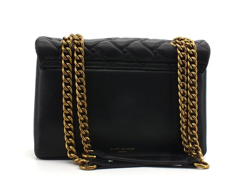 KURT GEIGER Leather Kensington X Bag Borsa Black 1470400109-00 - Sandrini Calzature e Abbigliamento