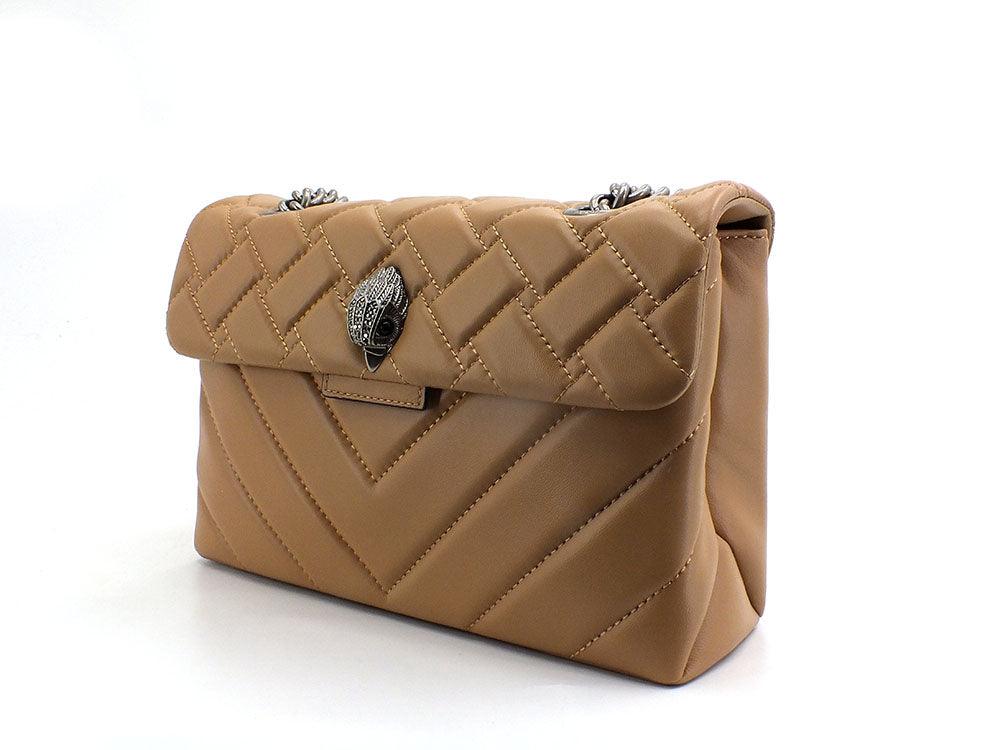 KURT GEIGER Leather Kensington x Bag Borsa Marrone Camel 1470448109-48 - Sandrini Calzature e Abbigliamento