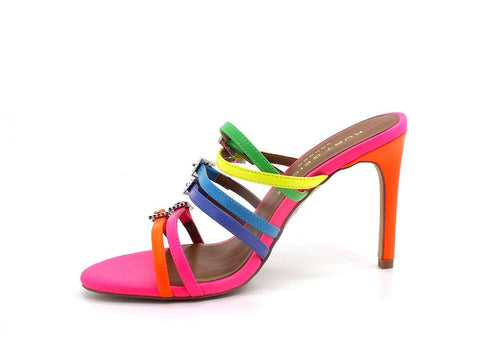 KURT GEIGER Pierra Mule Sandalo Tacco Listini Multicolor 8882799109 - Sandrini Calzature e Abbigliamento