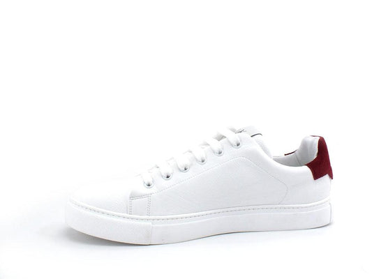 L4K3 College 4 Sneaker Pelle Tricolor Bianco Verde Rosso F60-COL - Sandrini Calzature e Abbigliamento
