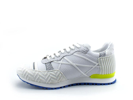 L4K3 Mr. Big Old School Sneaker Running White Fluo F09-OLD - Sandrini Calzature e Abbigliamento