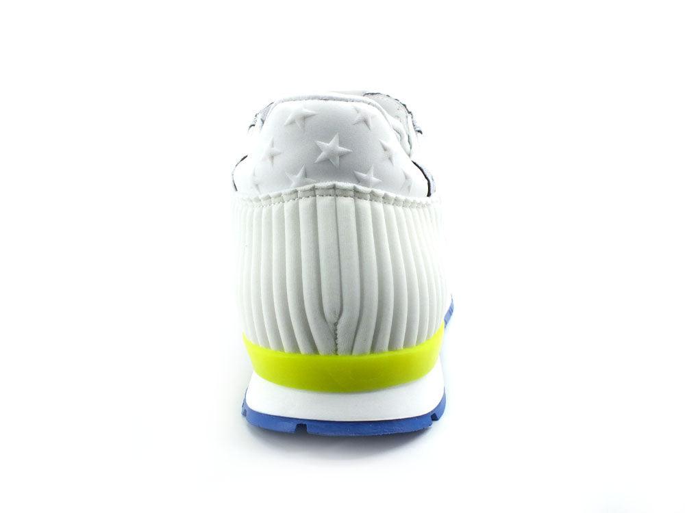 L4K3 Mr. Big Old School Sneaker Running White Fluo F09-OLD - Sandrini Calzature e Abbigliamento