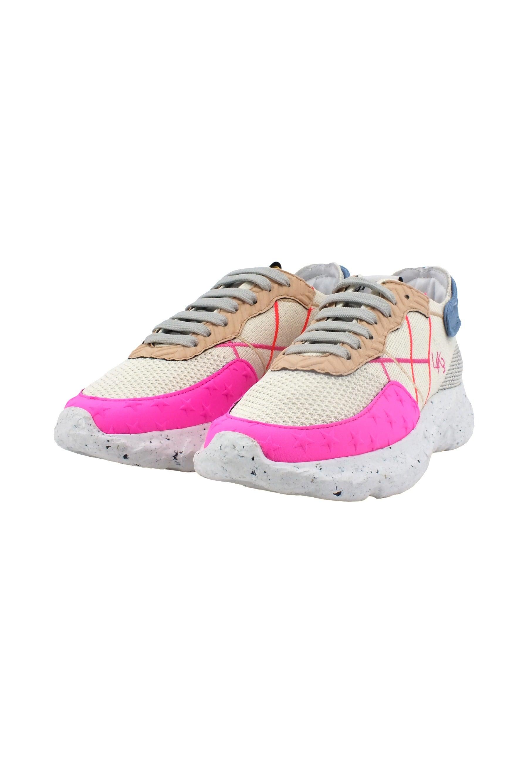 L4K3 Mr Big X Sneaker Donna Pink Blue Y01 - Sandrini Calzature e Abbigliamento