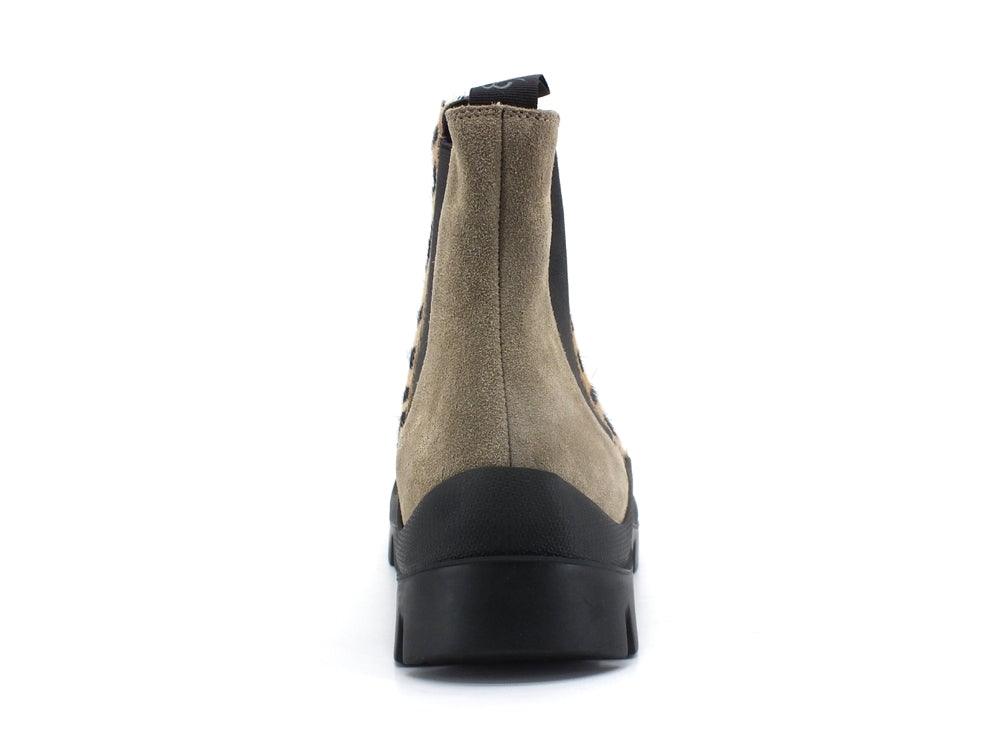 LAKE Beatles Zebra Stivaletto Animalier Brown E25-BEA - Sandrini Calzature e Abbigliamento