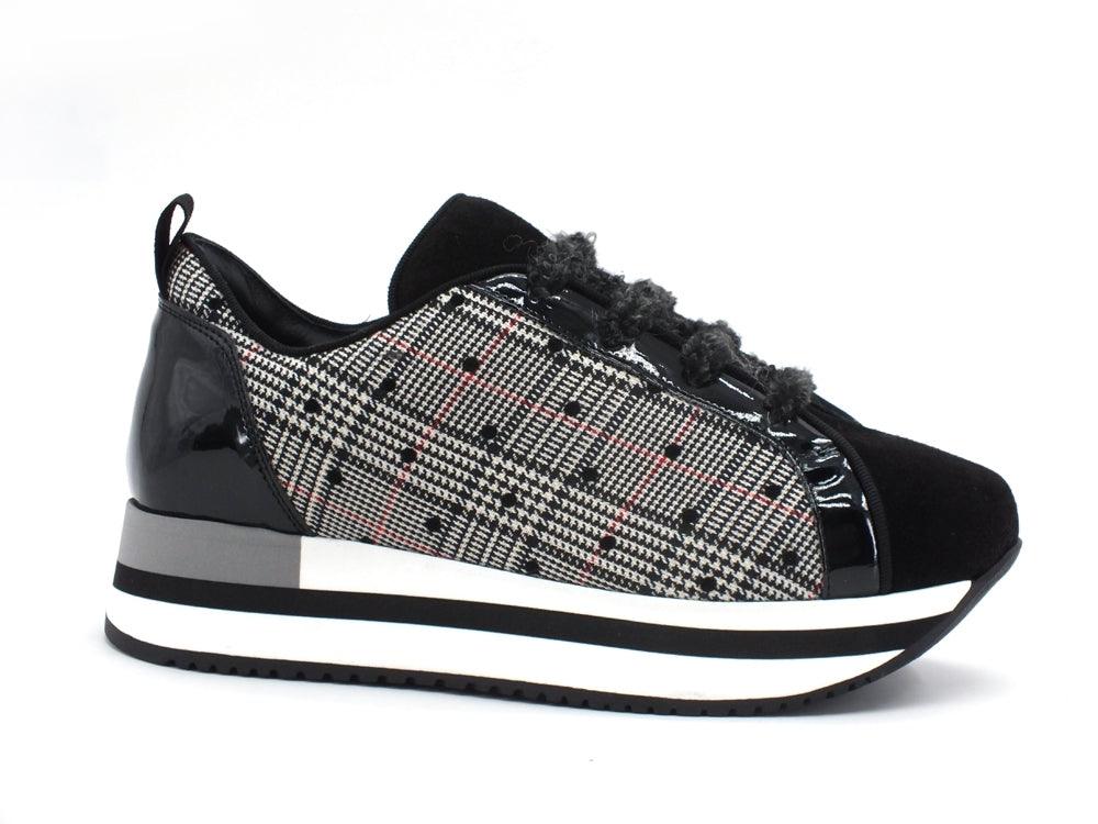 LAKE Bowling Pois Sneaker Running Black C19-BOW - Sandrini Calzature e Abbigliamento