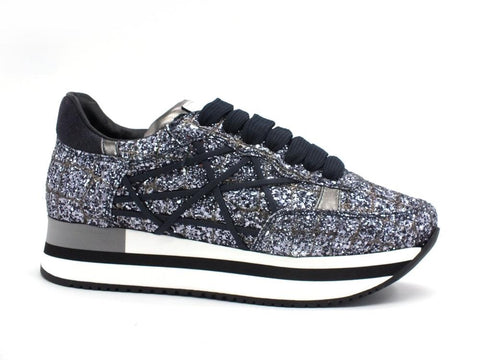 LAKE Mr. Big Glitter Sneaker Running Blue C12-GLI - Sandrini Calzature e Abbigliamento