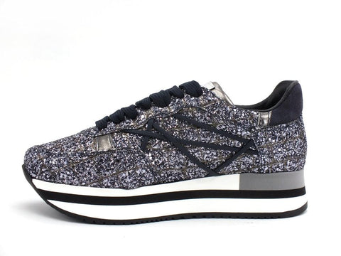 LAKE Mr. Big Glitter Sneaker Running Blue C12-GLI - Sandrini Calzature e Abbigliamento